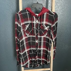 Full Tilt Hooded Flannel